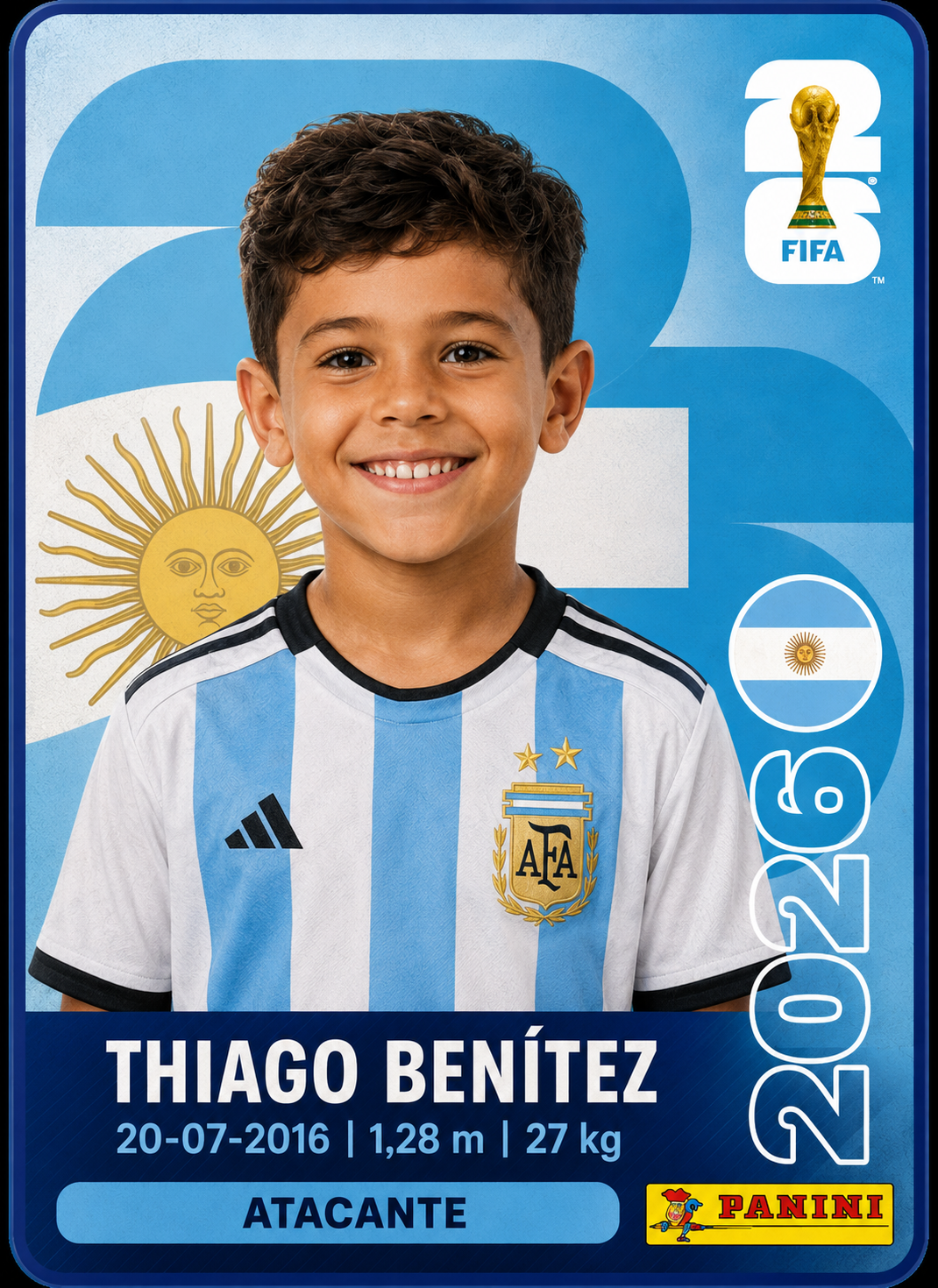 Figurinha estilo Argentina