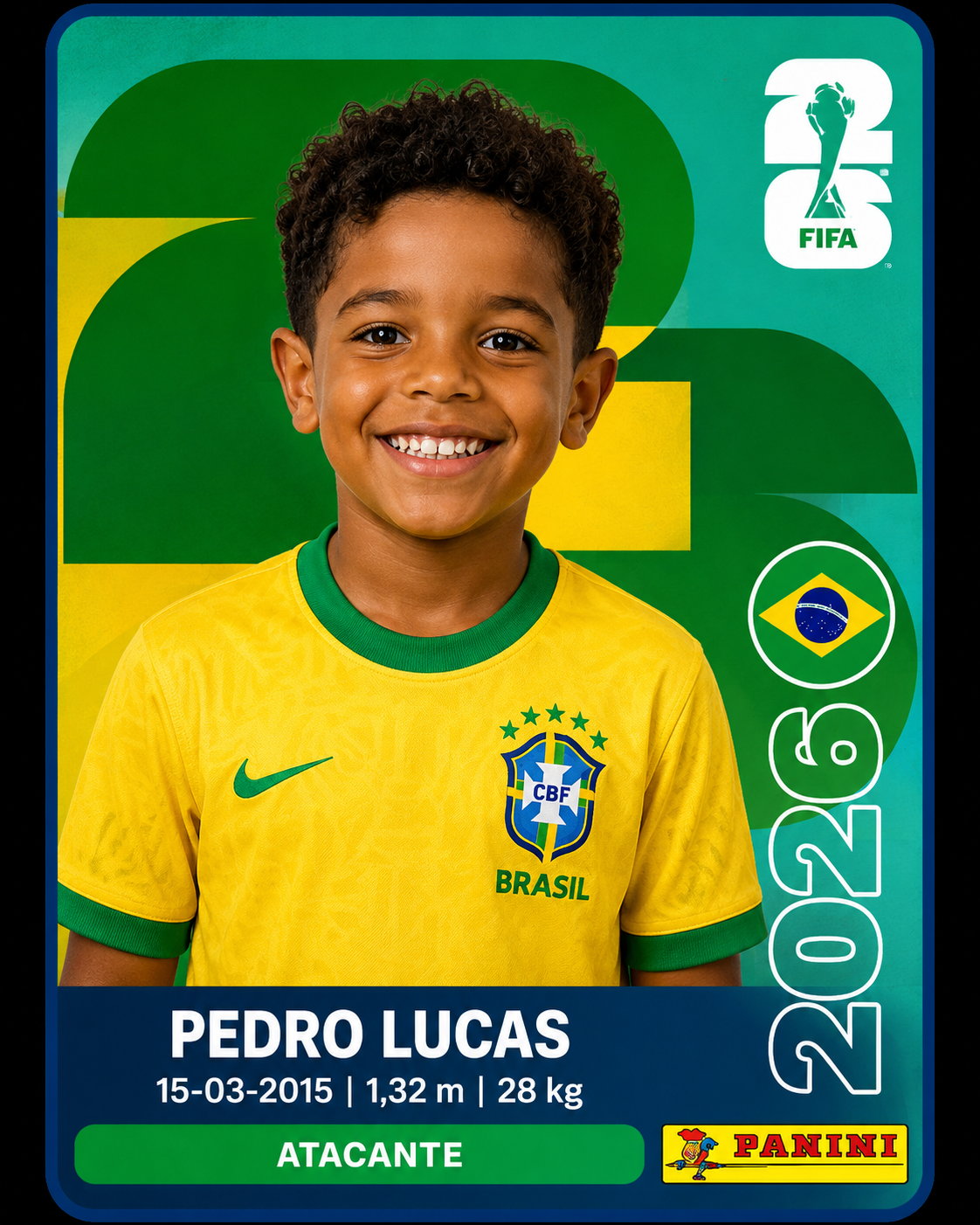 Figurinha estilo Brasil